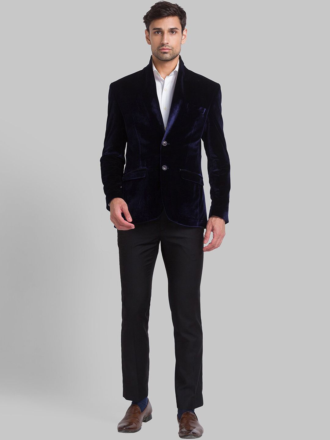 Park Avenue Men Super Slim-Fit Single Breasted 2 Piece Suits