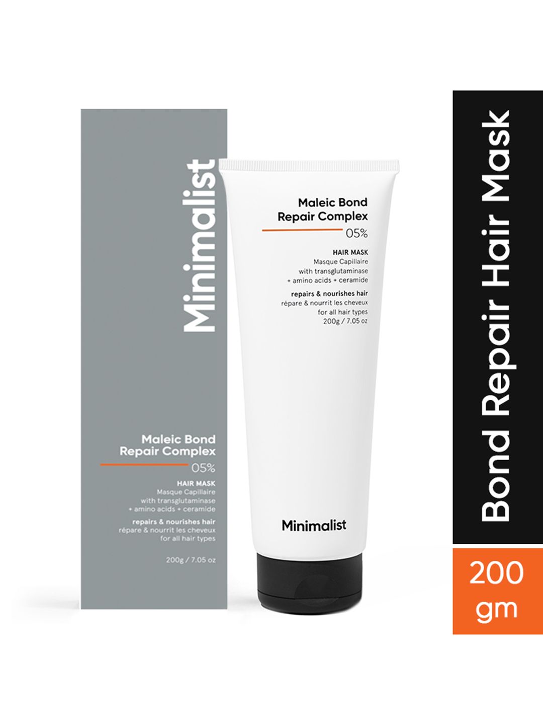 Minimalist Maleic Bond Repair Complex 5% Hair Mask - 200g