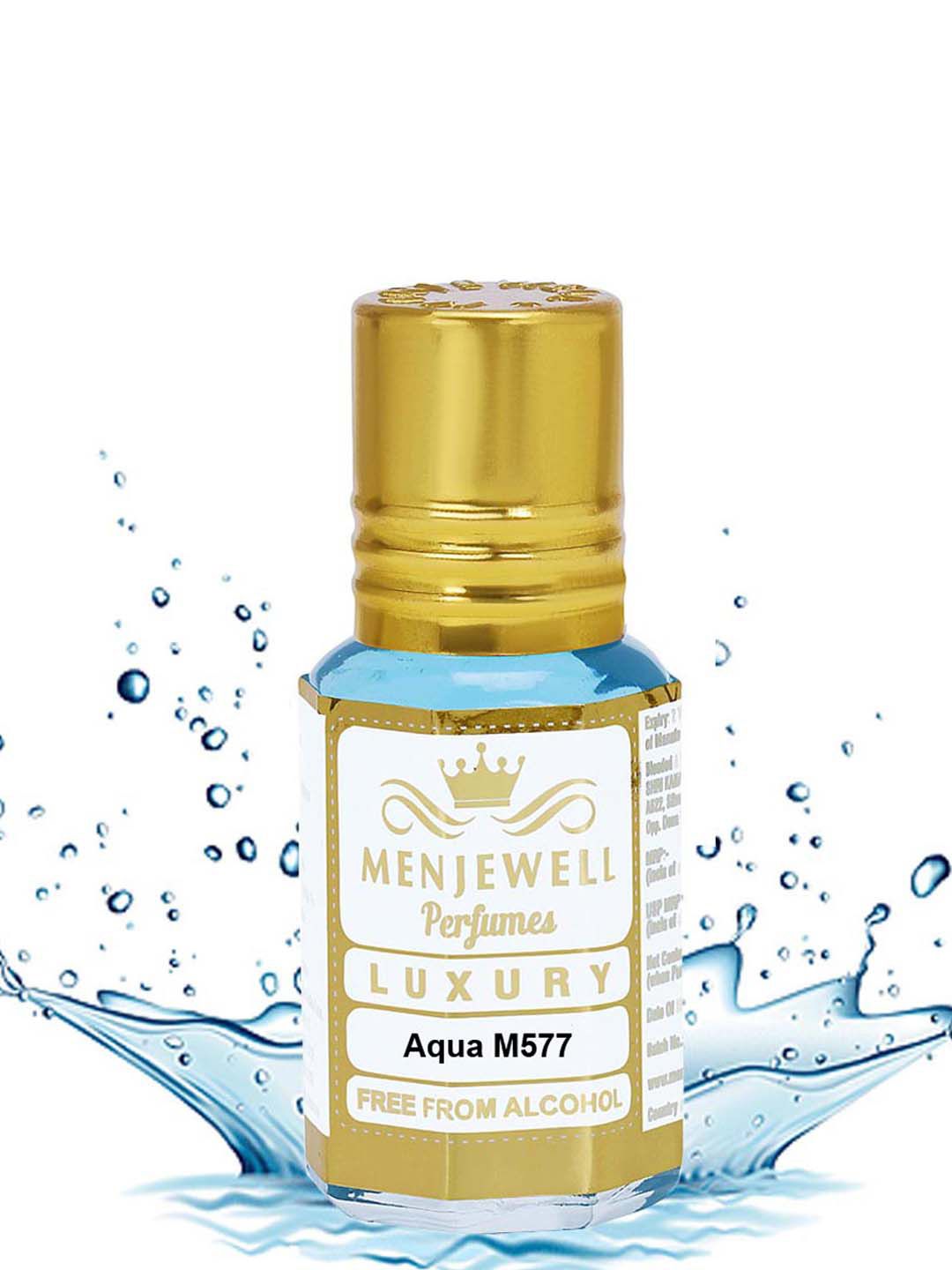 Menjewell Luxury Aqua Blue Fresh Attar 6 ml