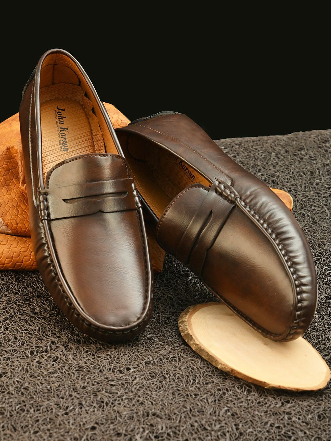 John Karsun Men Perforations Loafers