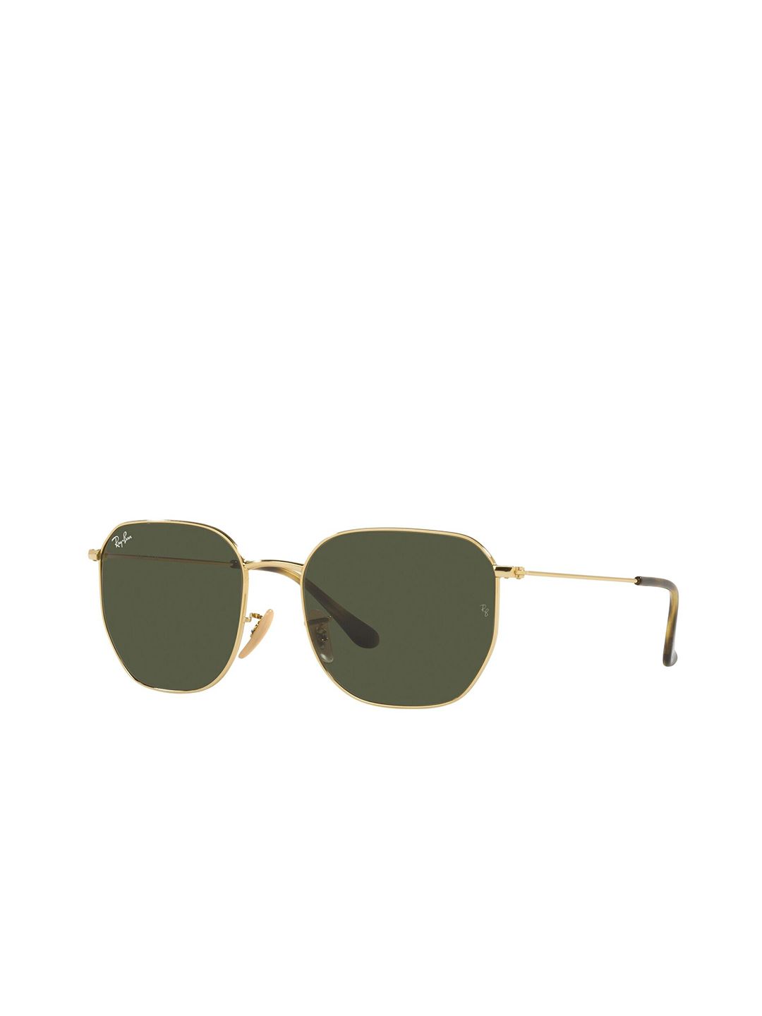 Ray-Ban Unisex UV Protected Green Lens Irregular Sunglasses - 0RB3695I001/5155