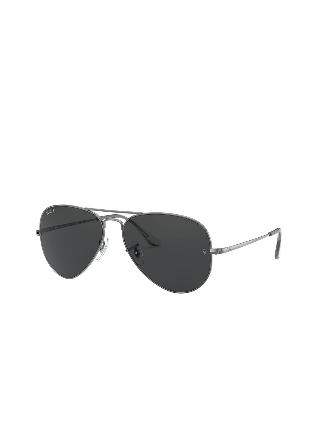 RAY-BAN Unisex Polarized Grey Lens Pilot Sunglasses - 0RB3689004/4862