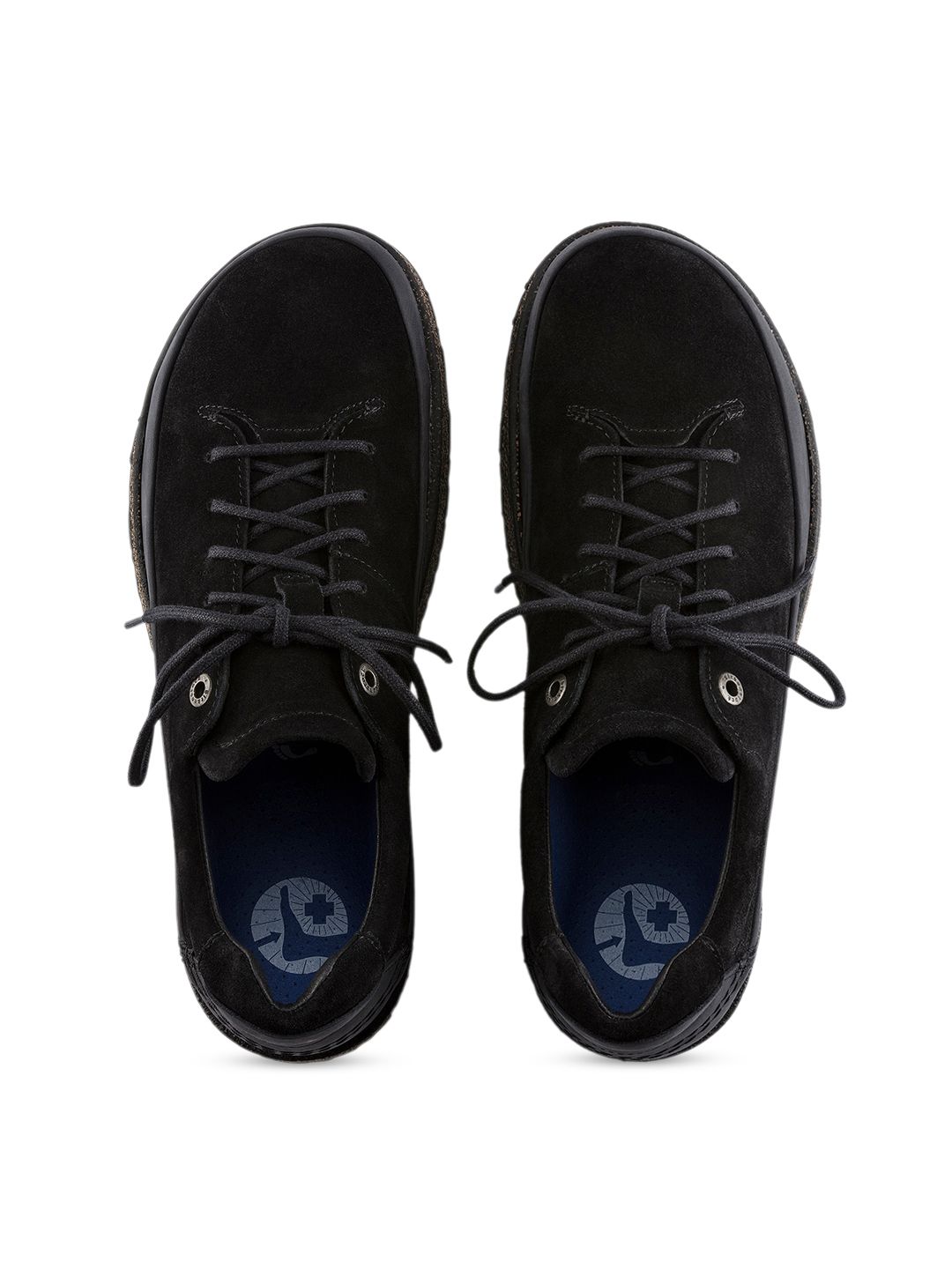 Buy Birkenstock Honnef Low Black Regular Width Suede Leather Lace