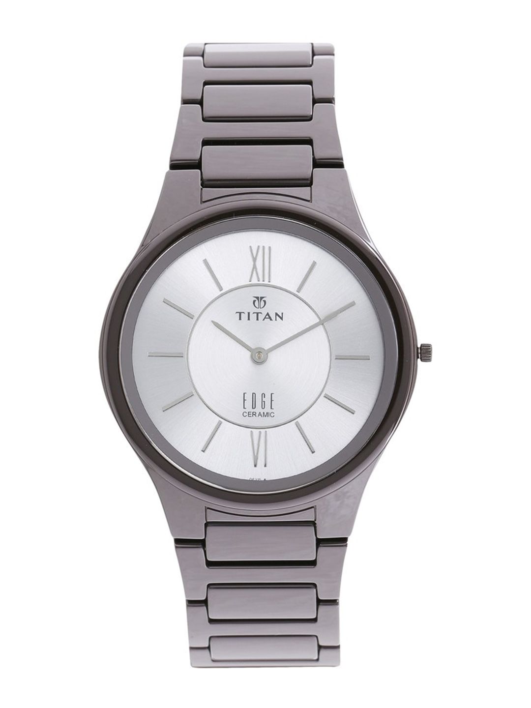 Titan Titan Men Dial & Ceramic Bracelet Style Straps Analogue Watch NQ1696QC02