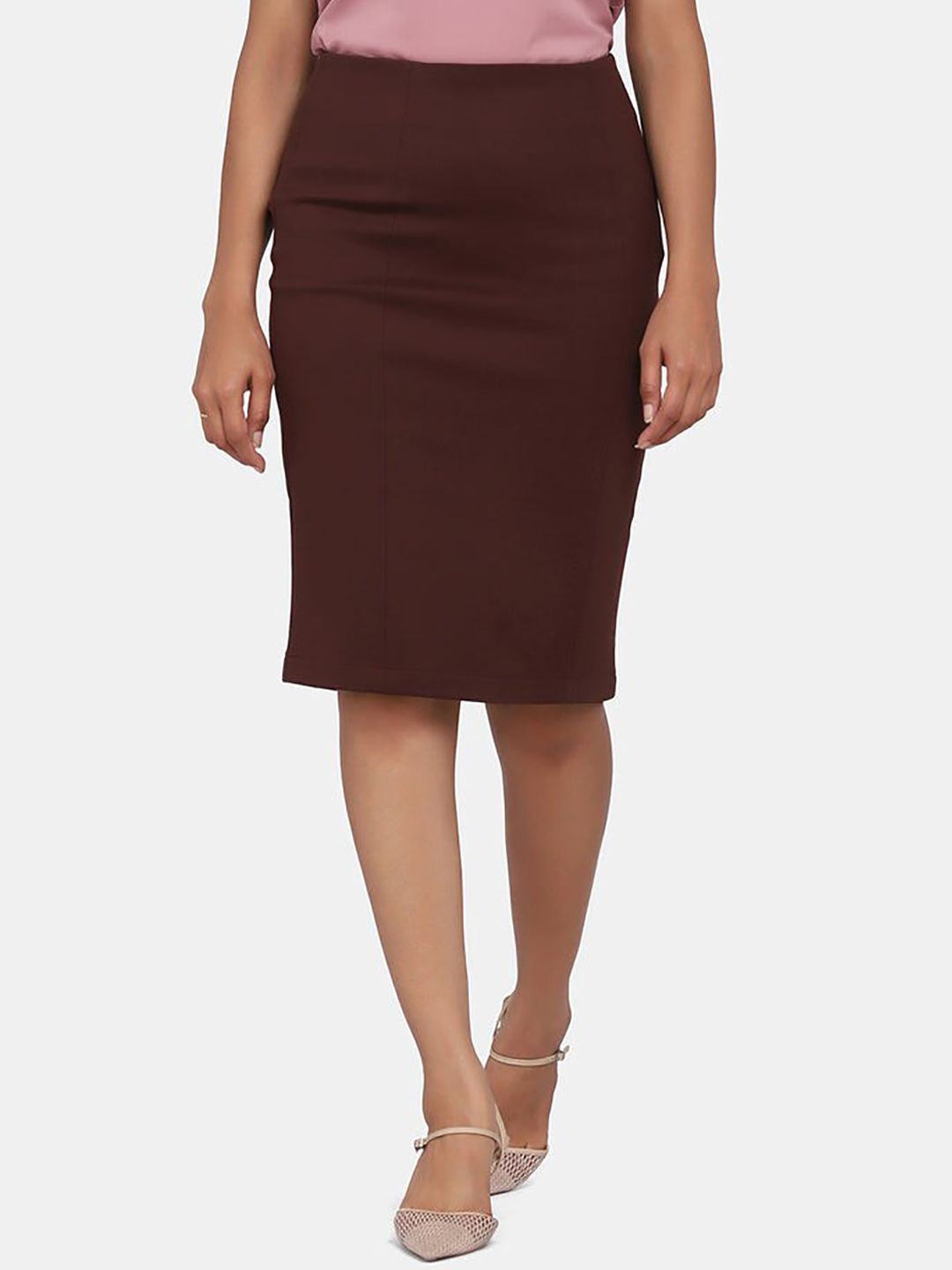 PowerSutra Pencil Knee-Length Skirt Price in India