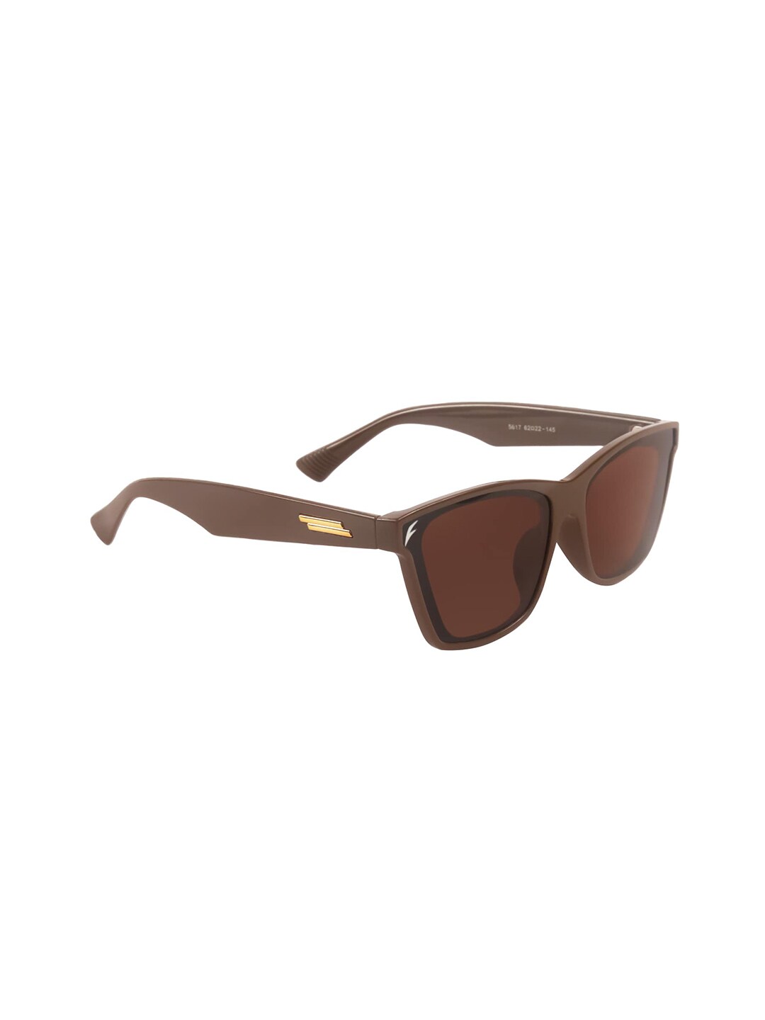 Floyd Unisex Brown Lens & Brown Square Sunglasses with UV Protected Lens