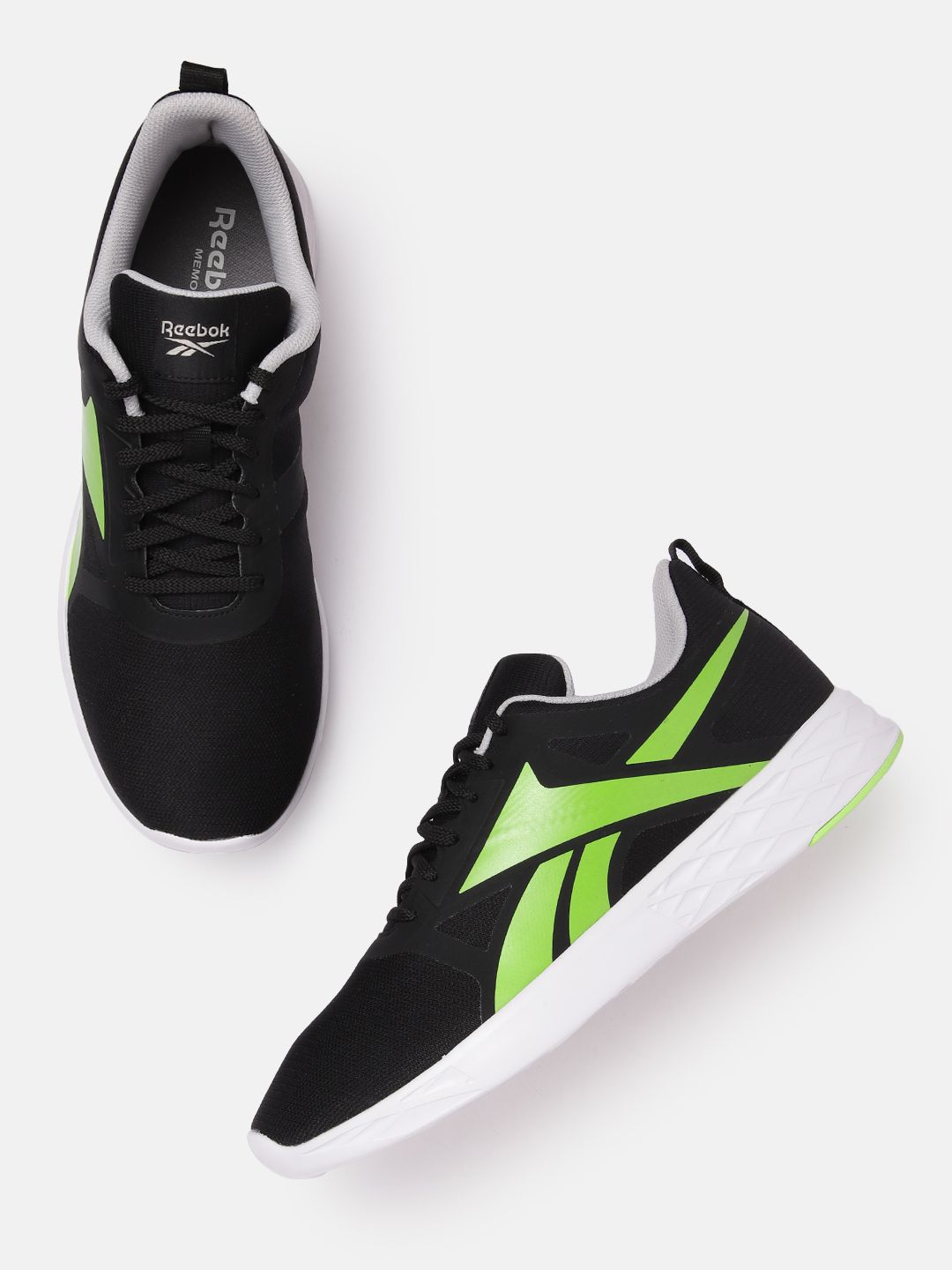 Reebok Men Woven Design City Central Running Shoes