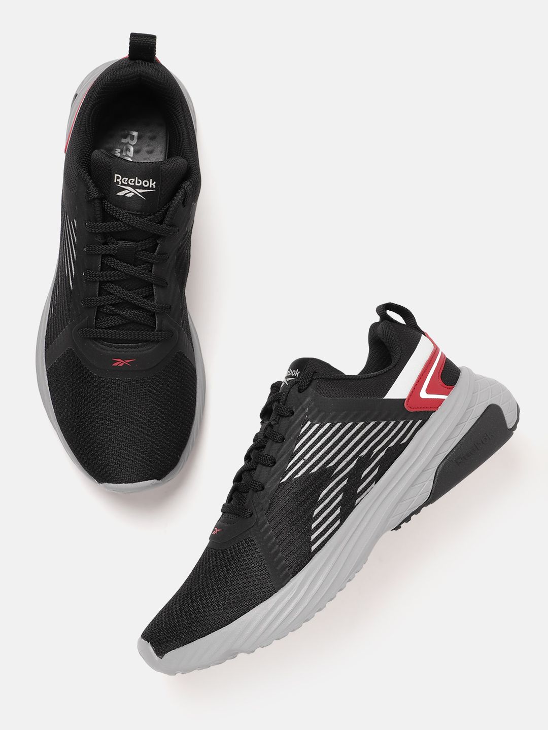 Reebok Men Woven Design Allentown Running Shoes