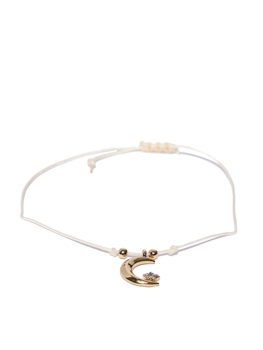 Accessorize Off-White Gold-Plated Charm Bracelet Price in India