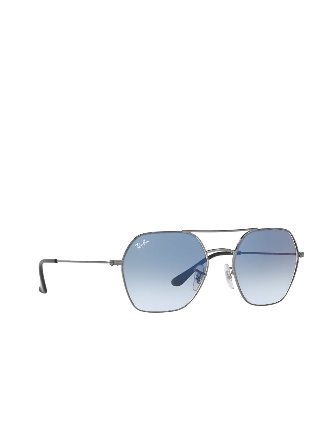 RAY-BAN Unisex Gradient Blue Lens Square Sunglasses - 0RB3676I004/3F54