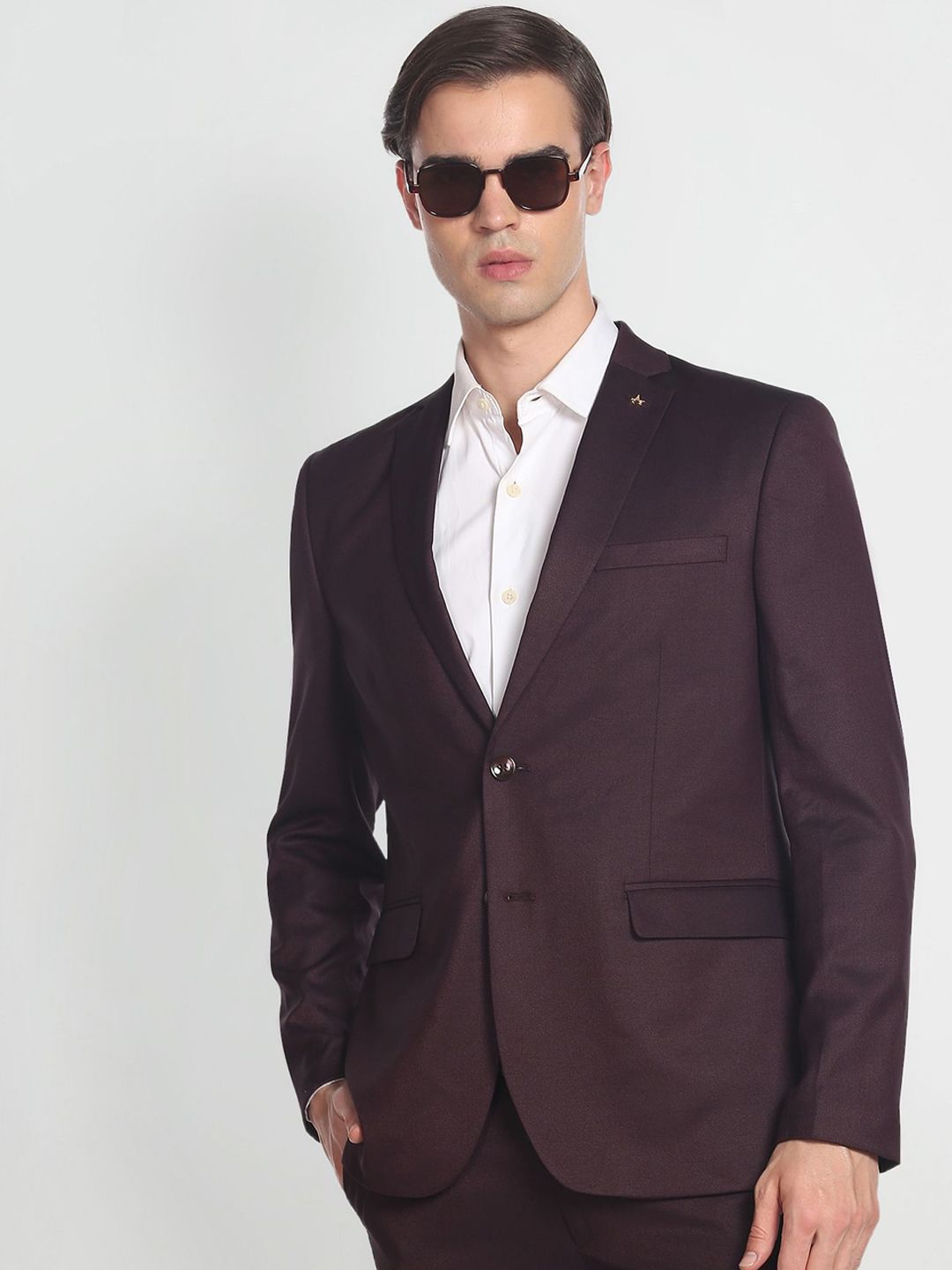 Arrow Men Single-Breasted 2 Piece Formal Suit