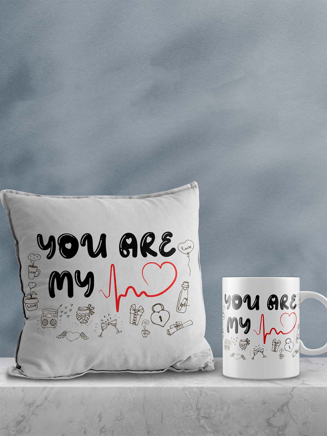 Artisyn White & Red 2 Pcs Valentine Gift Set