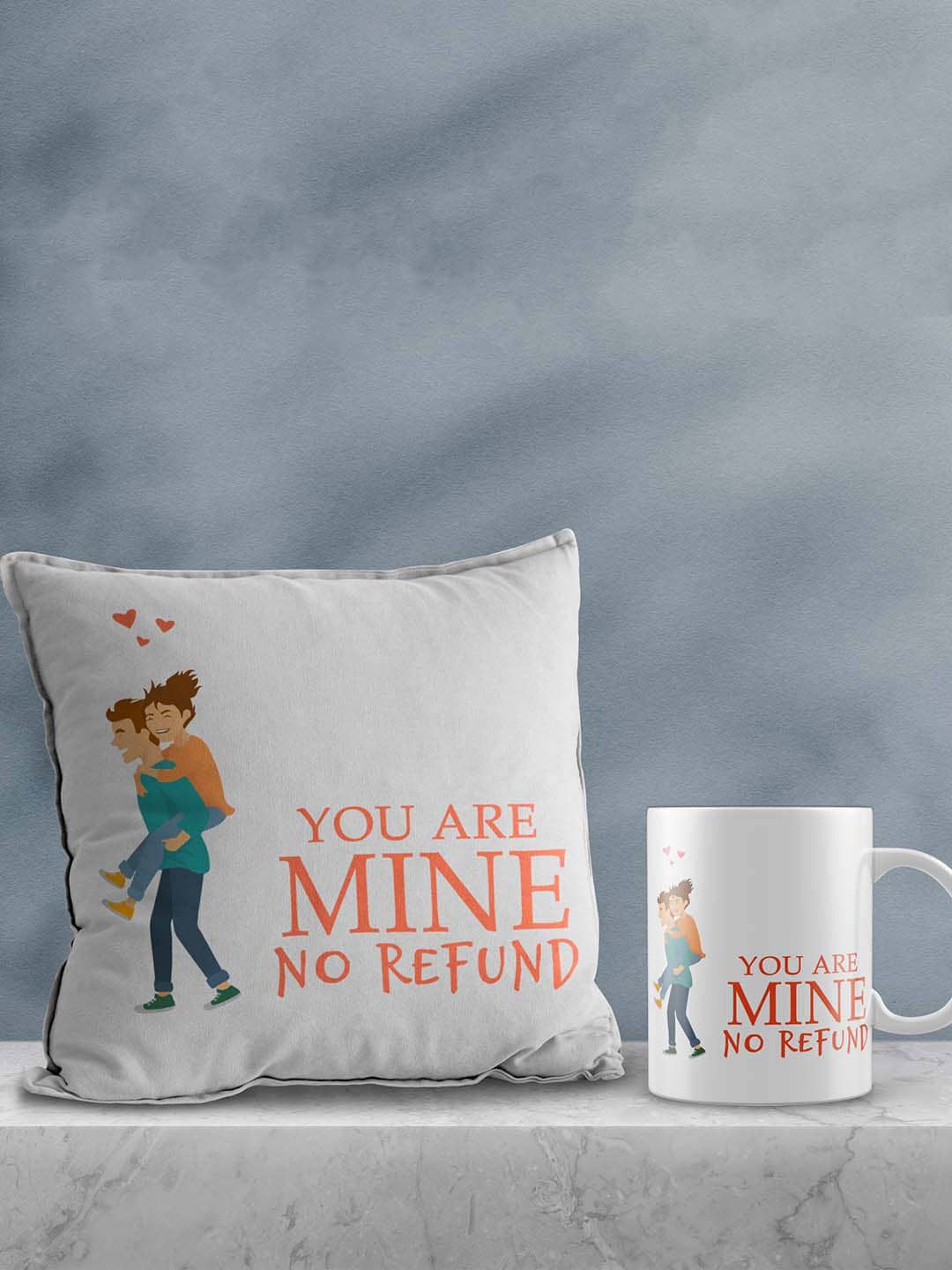 Artisyn White & Orange-Coloured 2 Pcs Valentine Gift Set