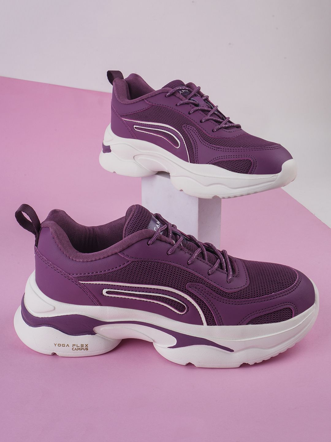 Campus CAMP STELLA Women Lace-Up Sneakers Price in India