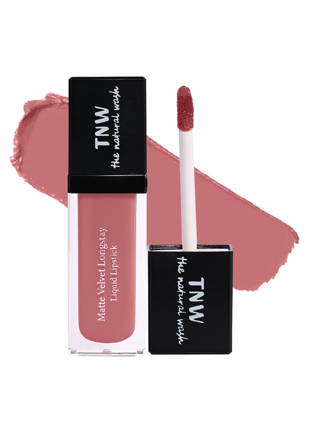 TNW the natural wash Matte Velvet Longstay Smudge-Proof Liquid Lipstick 5ml - Pinktastic