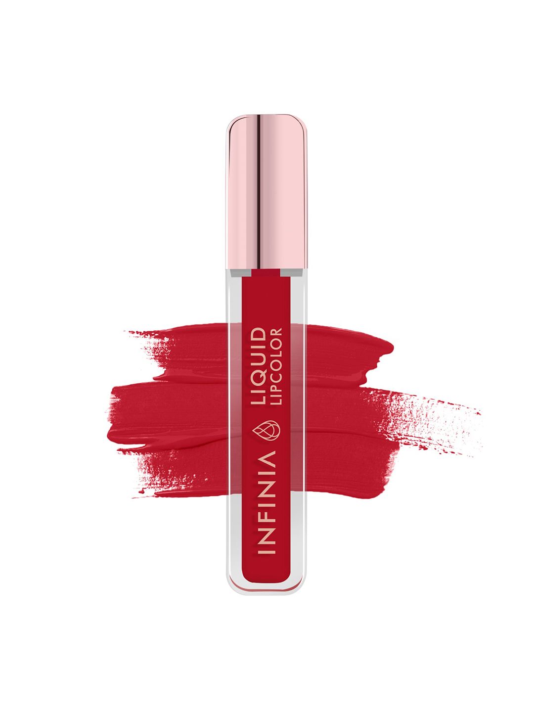 INFINIA Waterproof & Smudge Proof Matte Liquid Lipstick 5ml - Red M-22