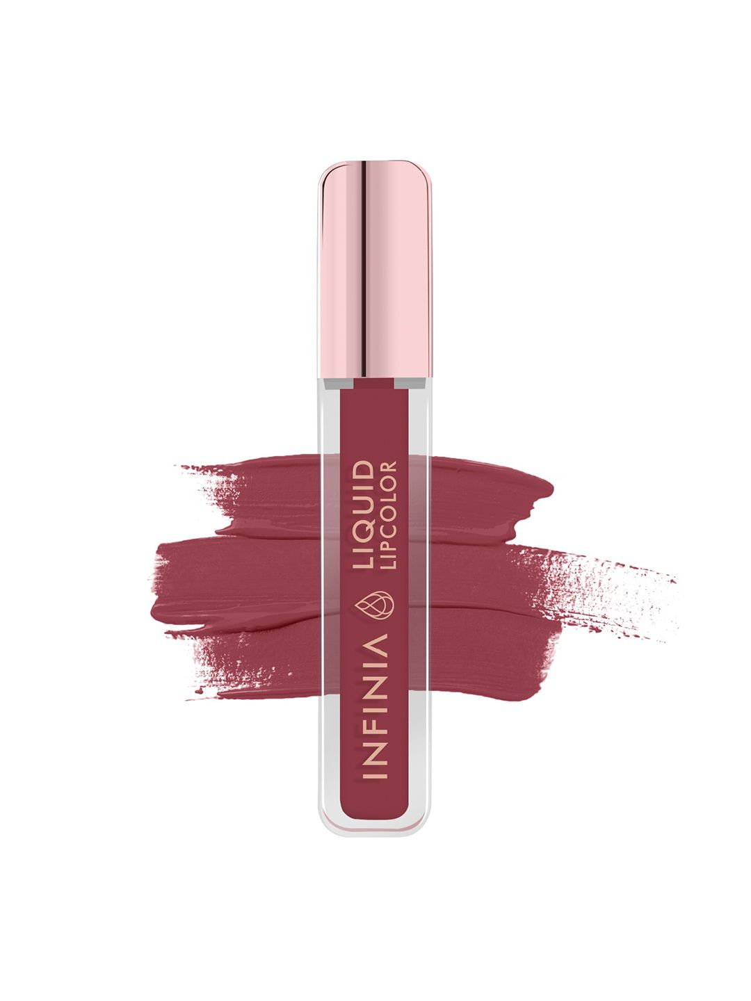 INFINIA Waterproof & Smudge Proof Matte Liquid Lipstick 5ml - Red Wine M-07