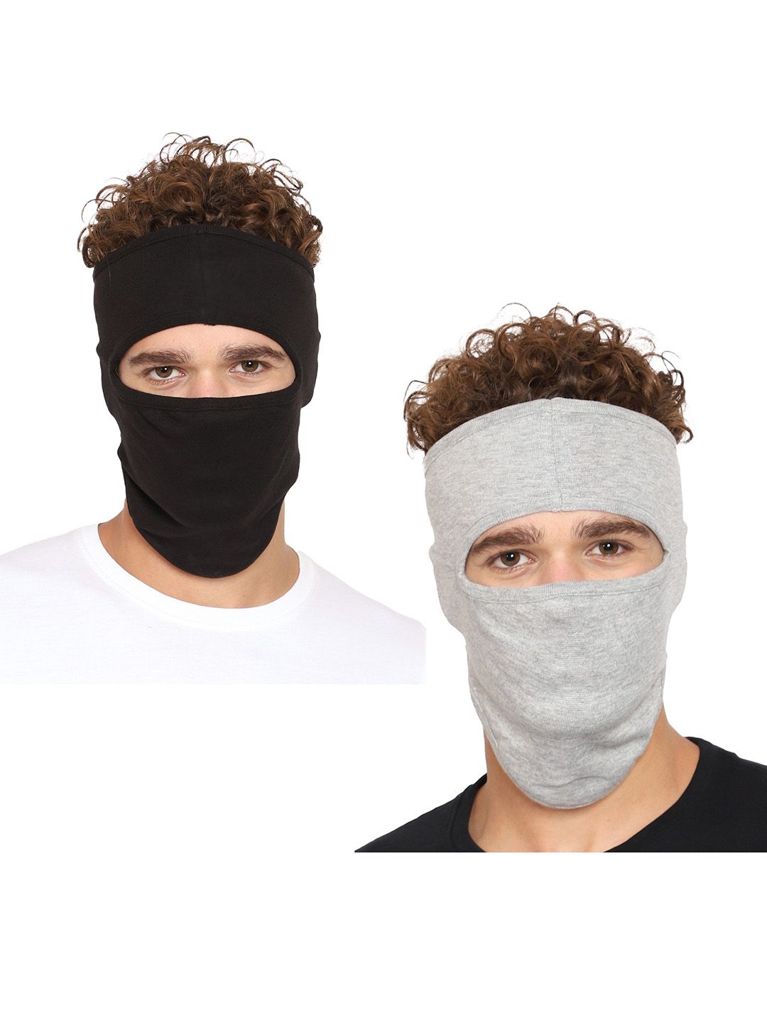Gajraj Pack Of 2 Cotton Anti Pollution Reusable Adjustable Full Face Masks