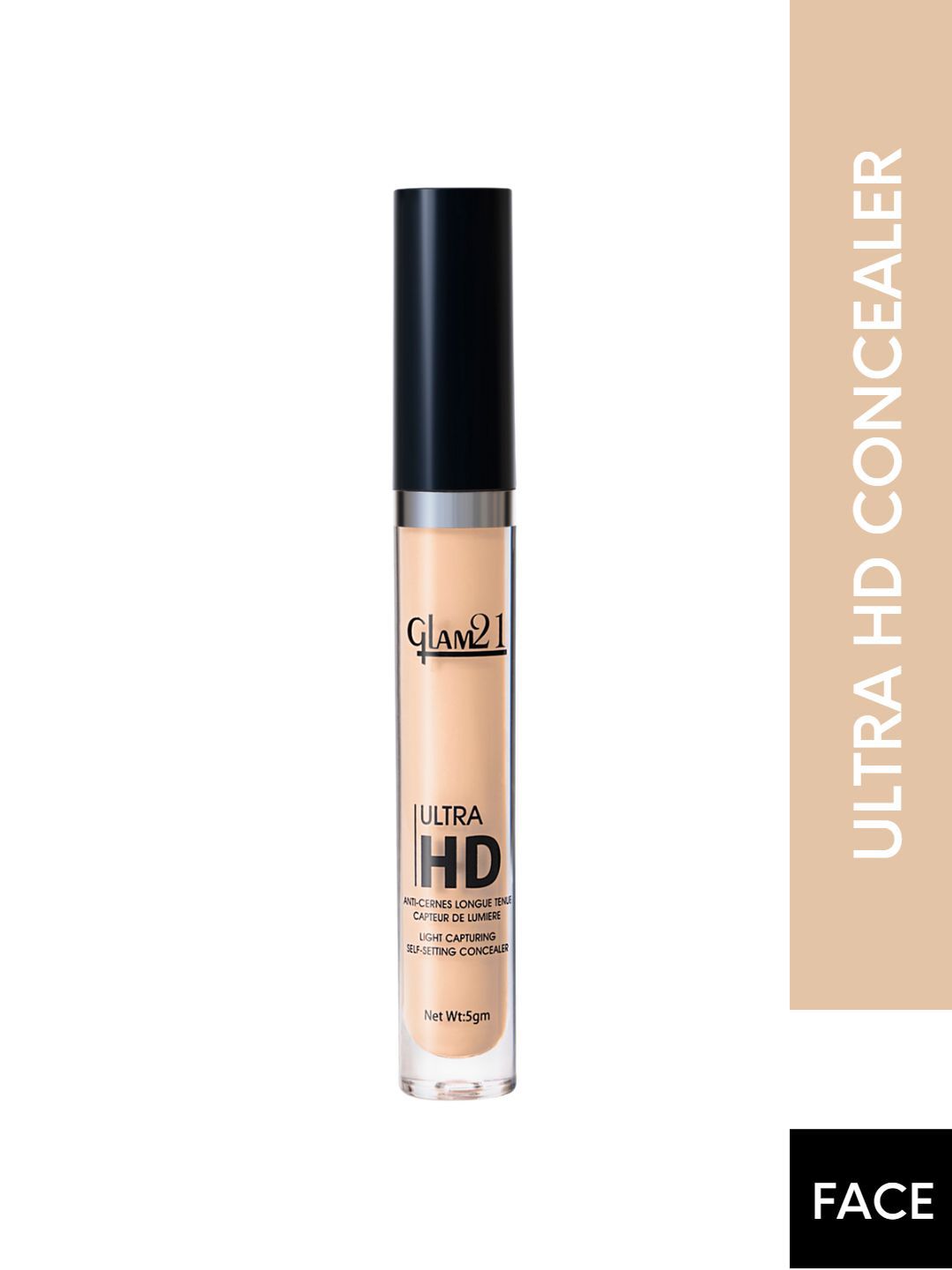 GLAM21 Ultra HD Light Capturing Self Setting Liquid Concealer 5g - Medium Warm 03