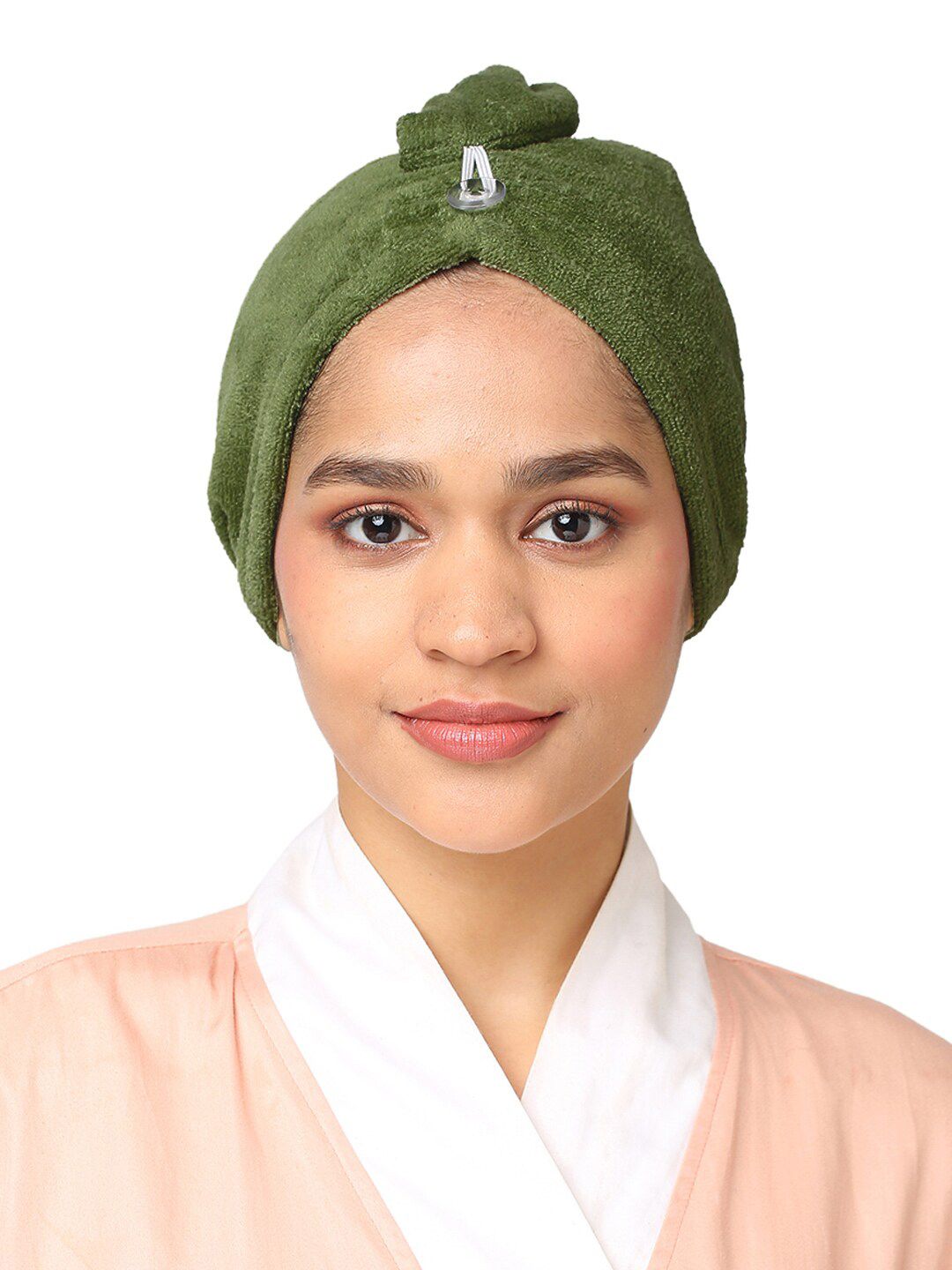 Welspun Exotica Green 380 GSM Pure Cotton Turbie Towel