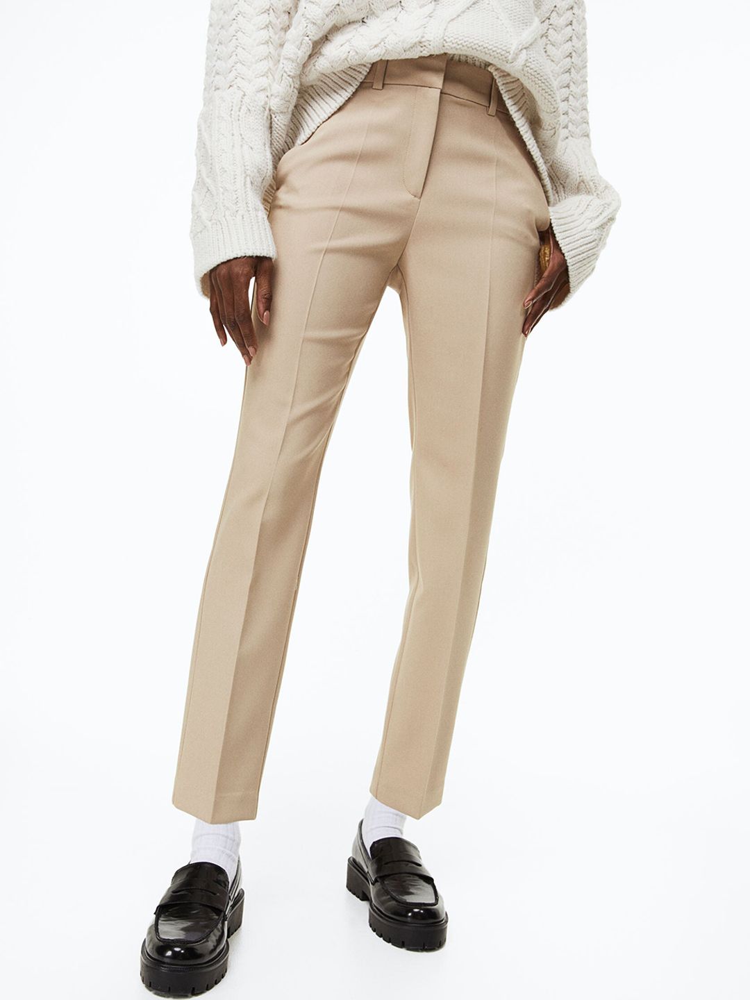 H&M Women Cigarette Trousers Price in India