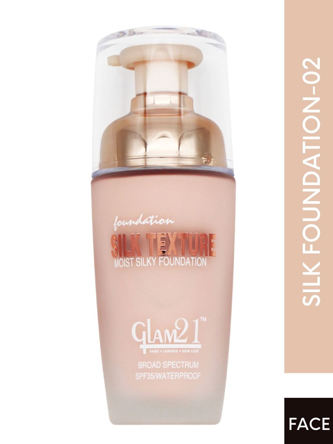GLAM21 Silk Texture Waterproof SPF35 Moist Silky Matte Foundation 50g - Shade 02