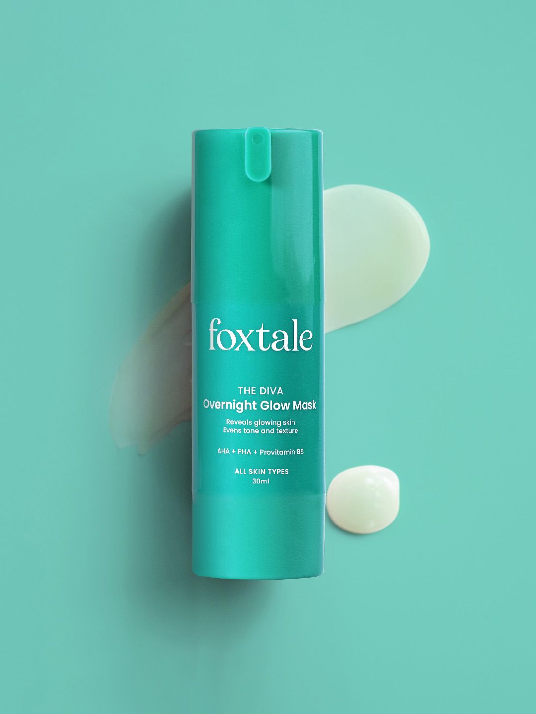 FoxTale The Diva Overnight Glow Face Mask with AHA & PHA - 30 ml