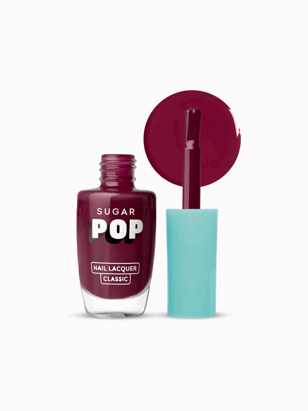 SUGAR POP Quick Drying Long-Wear Glossy Classic Nail Lacquer 10 ml - Burgundy Bloom 22