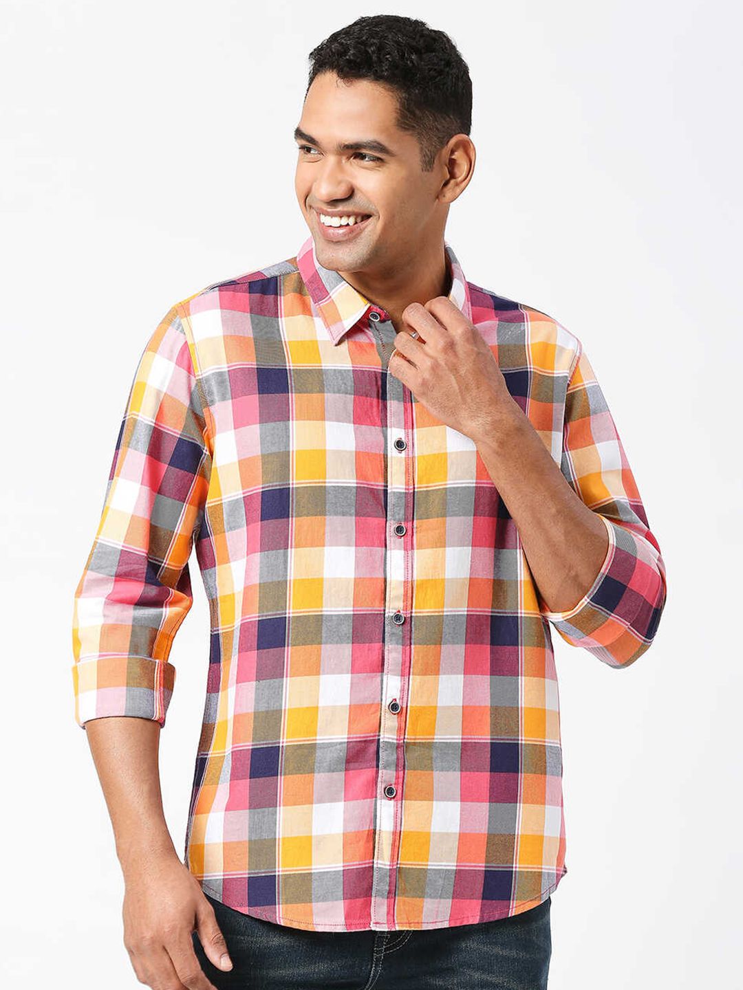 Pepe Jeans Relaxed Checked Casual Cotton Shirt