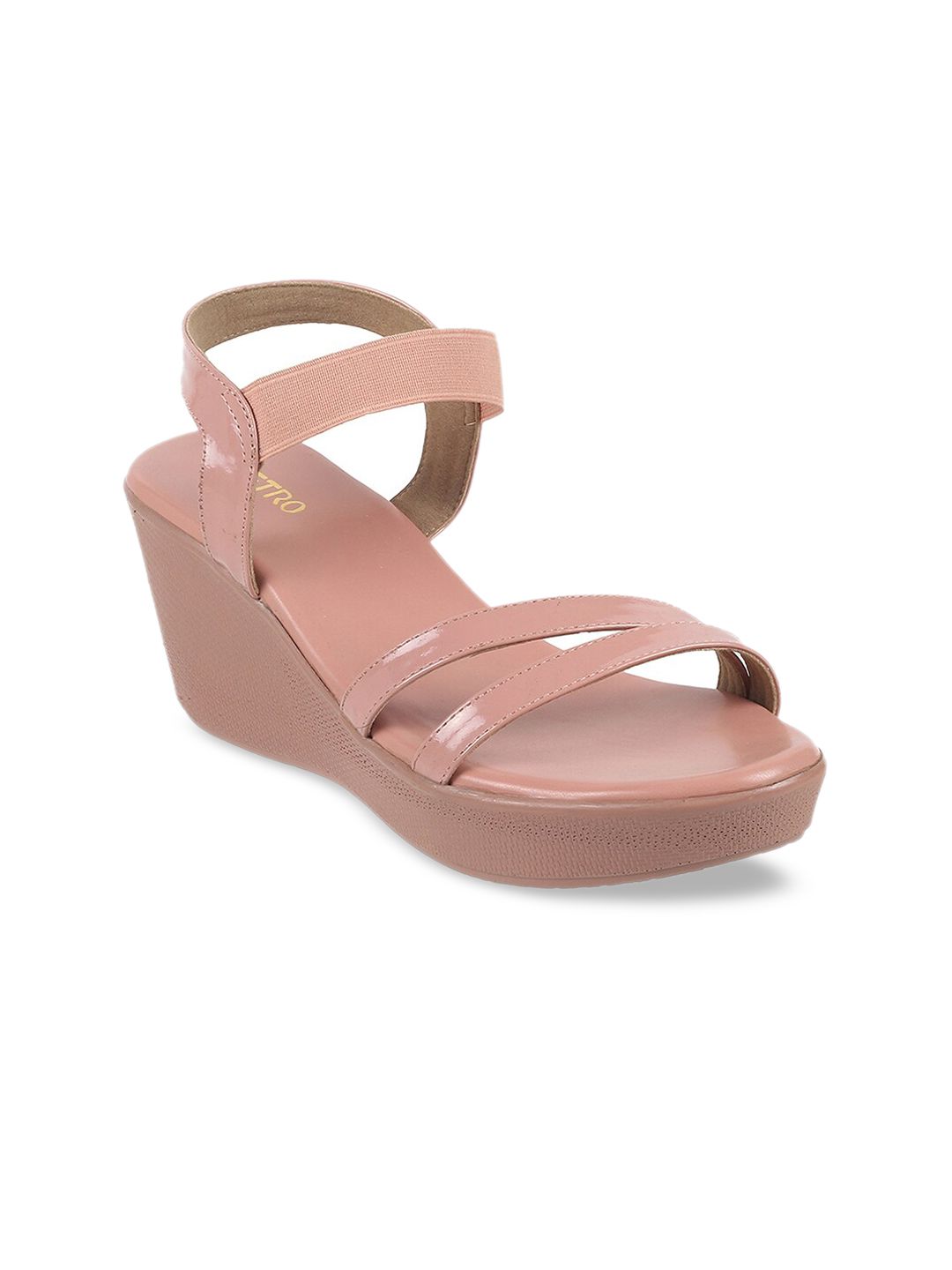 Metro Open Toe Wedge Heels