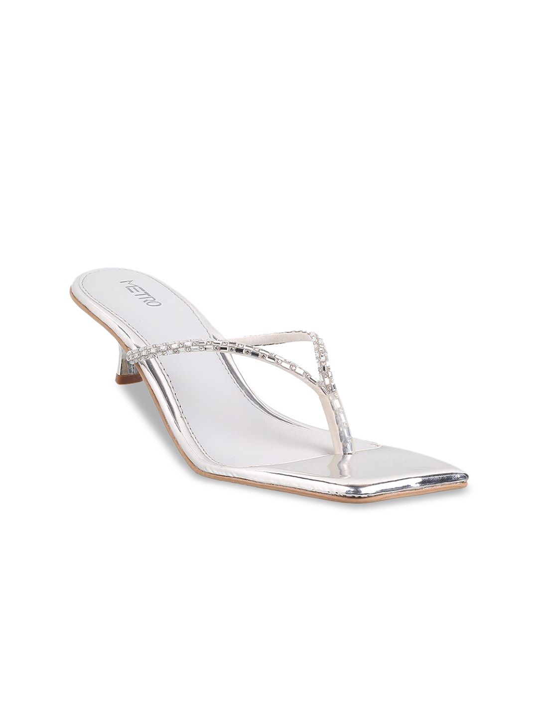 Metro Embellished Kitten Heels