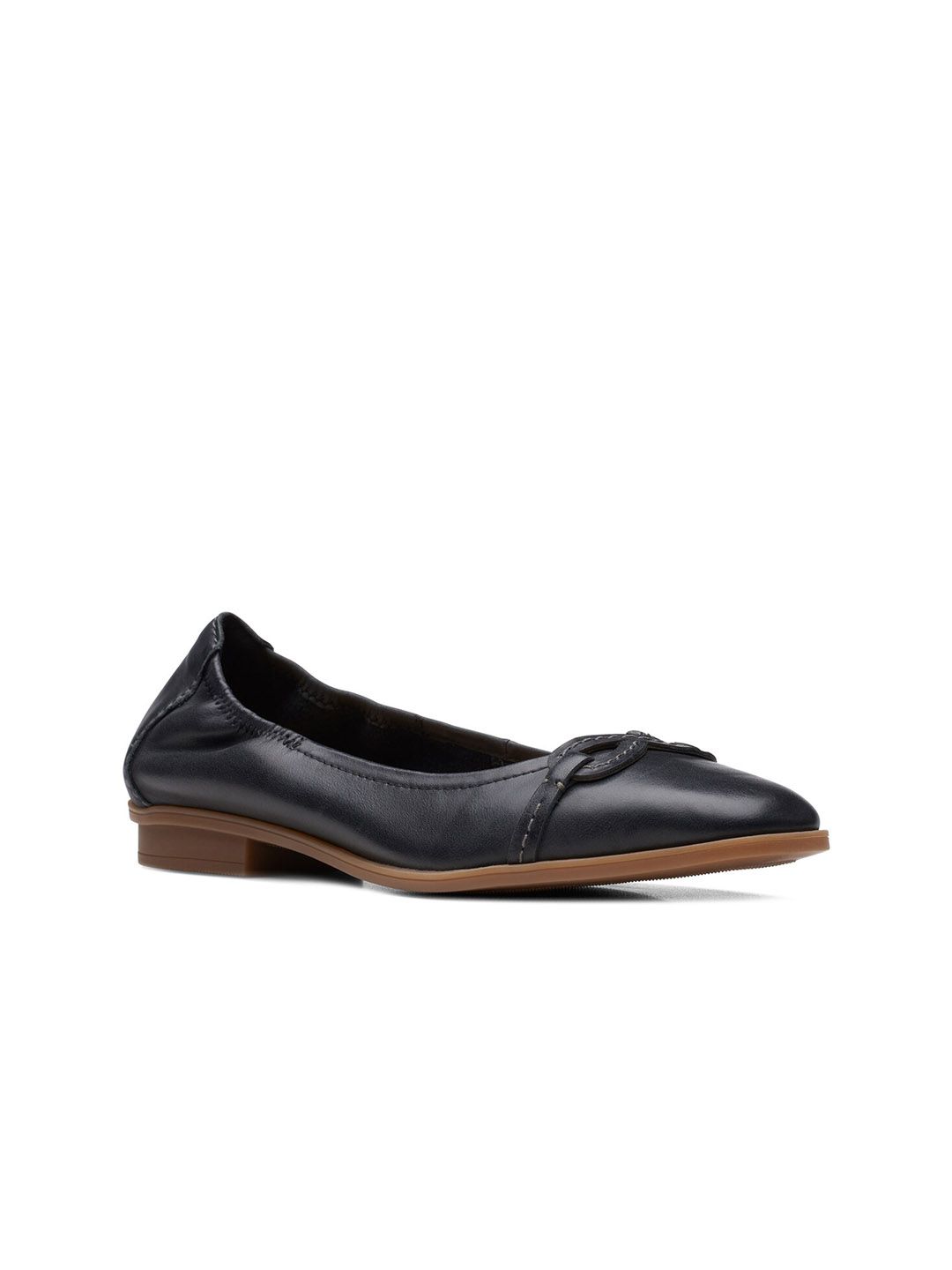 Clarks Women Lyrical Rhyme Leather Ballerinas With Bows