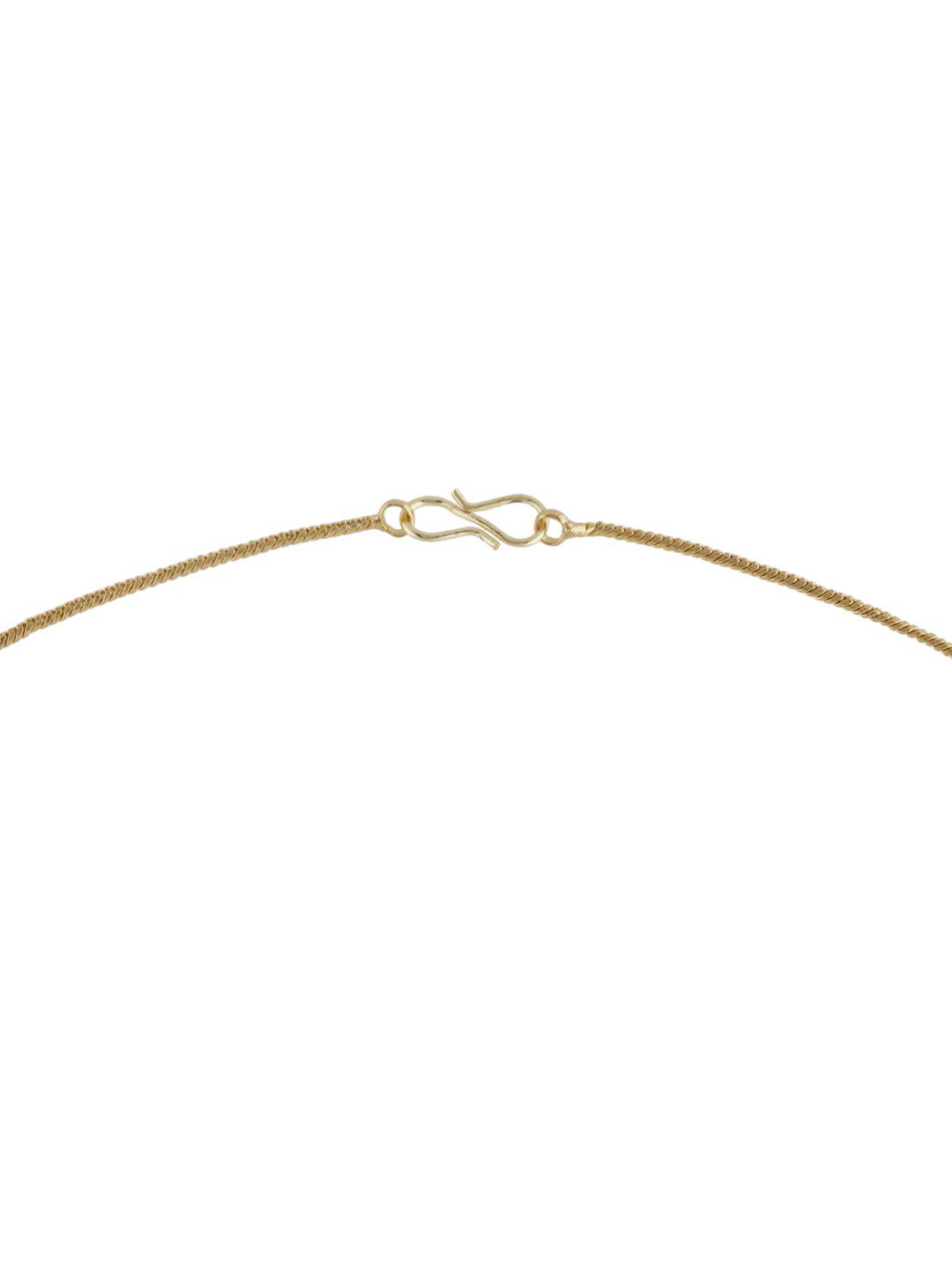 Buy Estele Gold-Plated Alphabet P Pendant With Chain - Pendant for