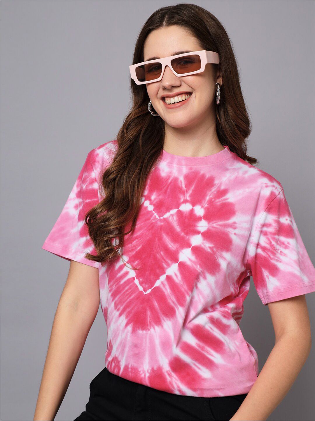 The Dry State Tie and Dyed Cotton Oversize Fit T-shirt Price in India