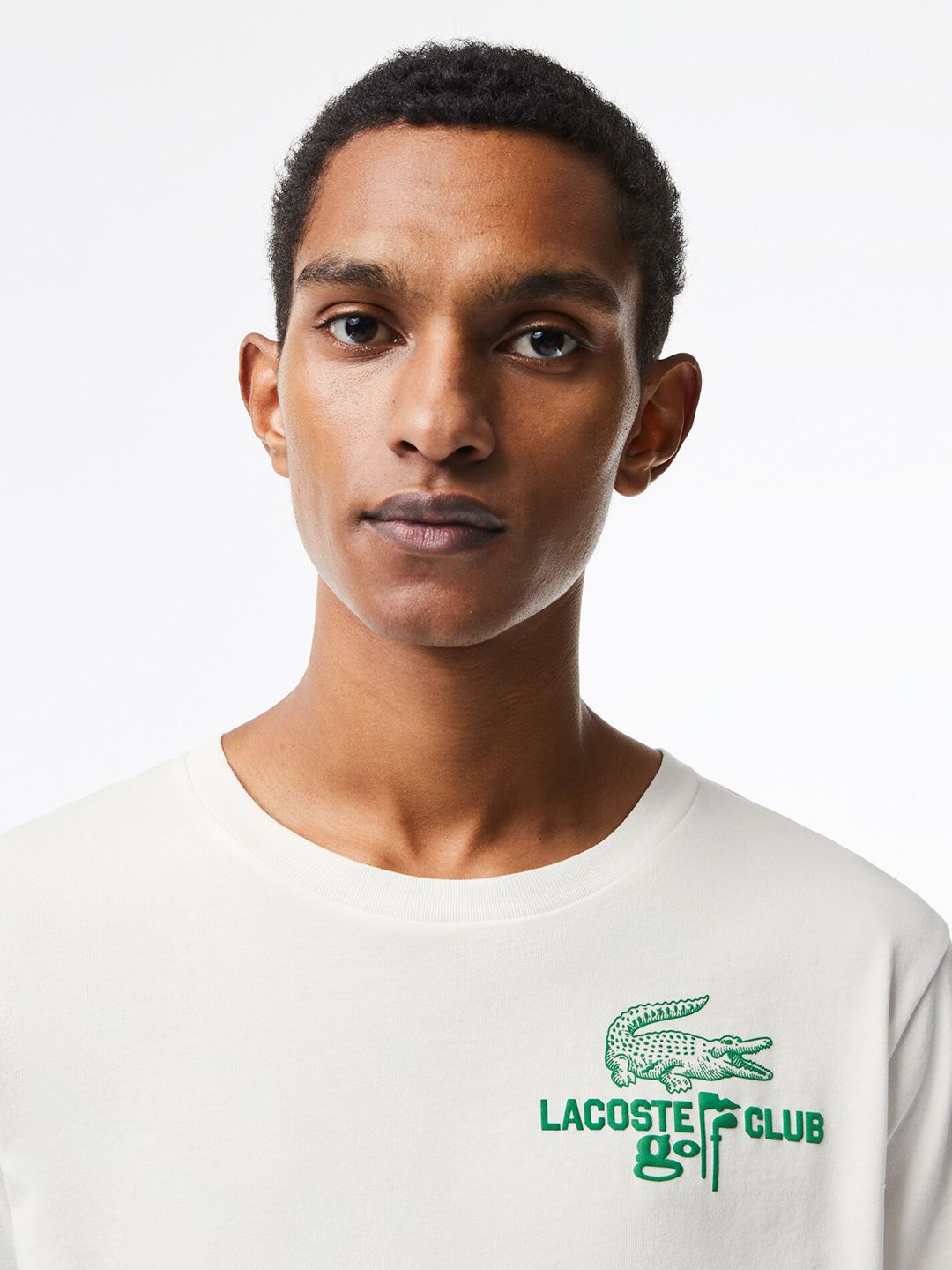 Buy Lacoste Men Golf Printed Organic cotton Sport T-shirt