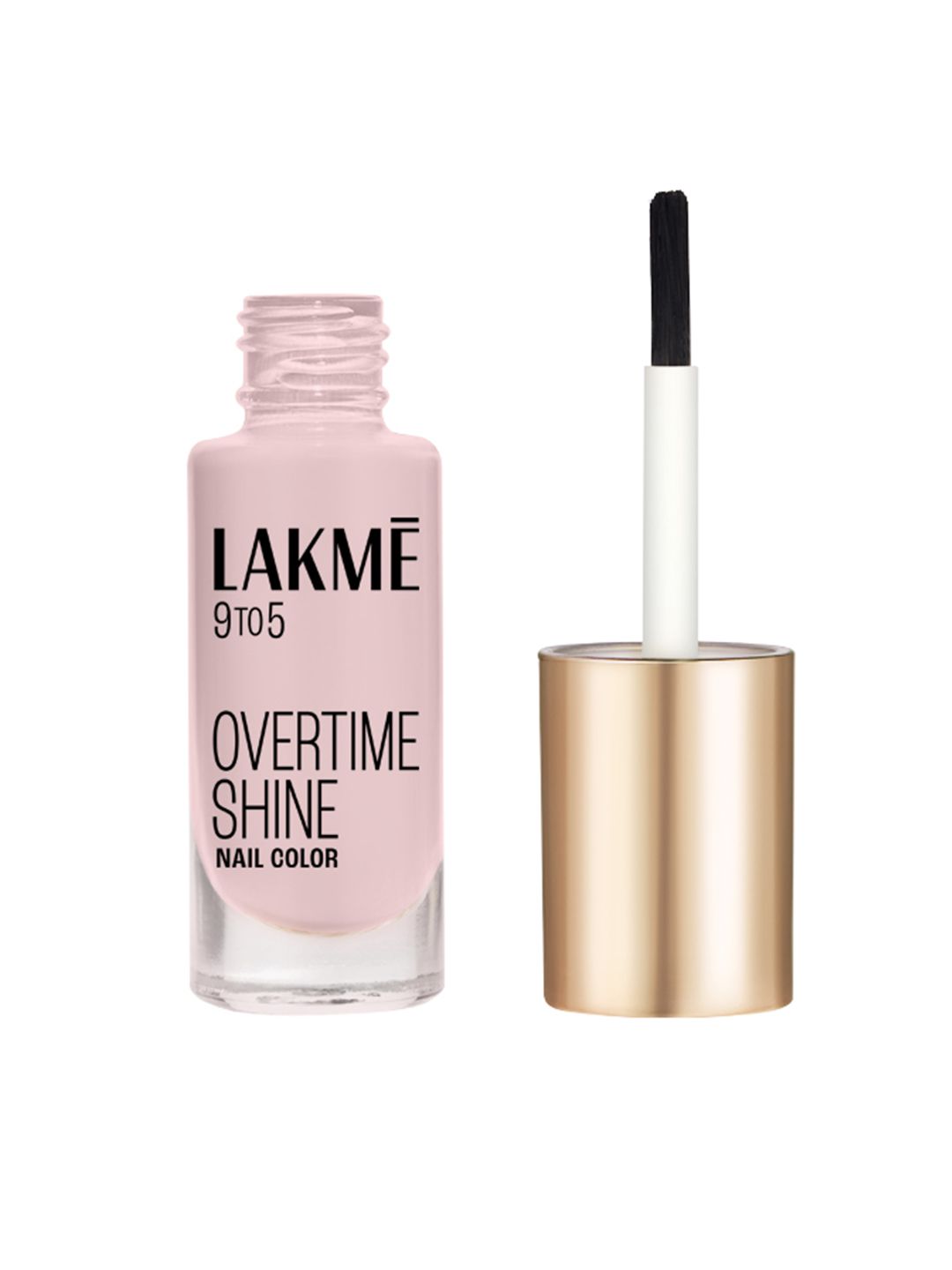 Lakme 9to5 Primer + Gloss Long-Lasting Quick-Dry Nail Color 6ml - Blush Pink