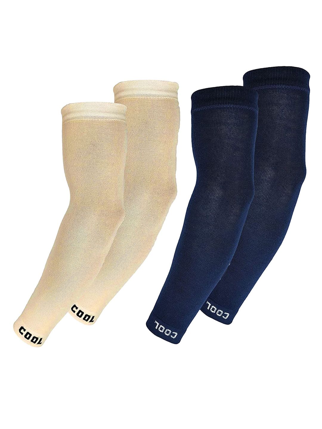 Aadikart Pack Of 2 Lightweight Soft Cotton Sports Arm Sleeves Gloves