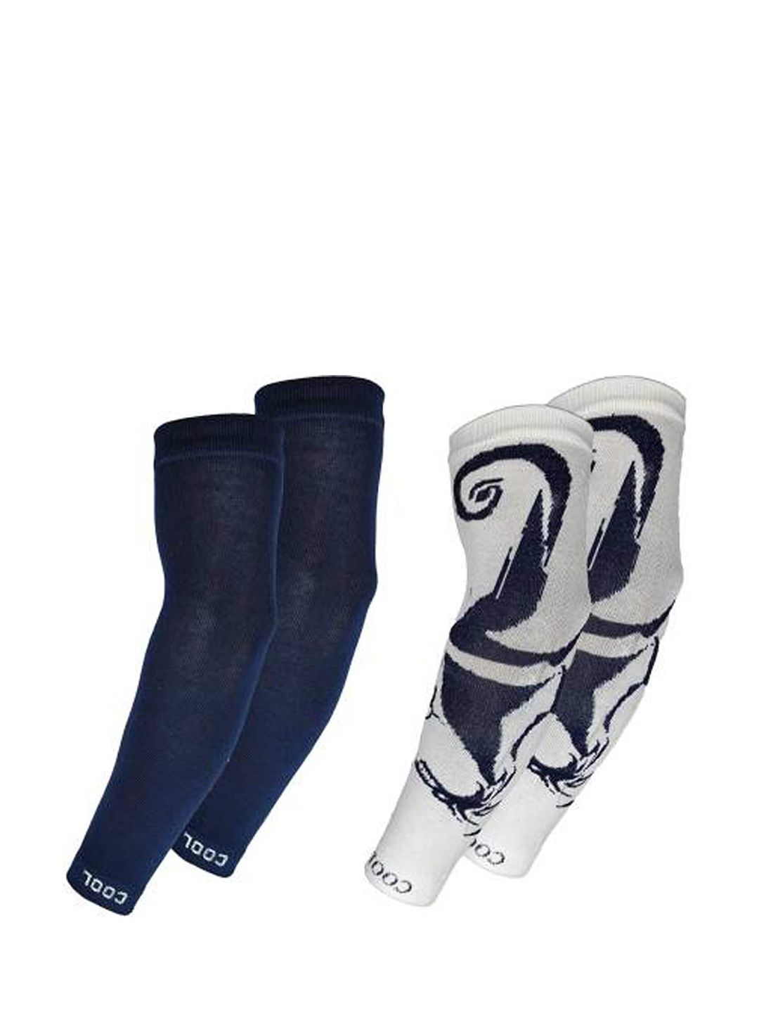 Aadikart Pack Of 2 Printed Sports Lightweight Arm Sleeves