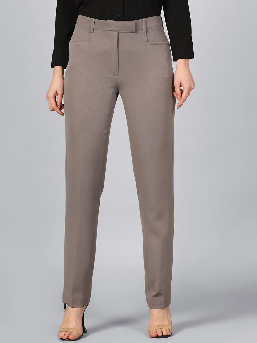 PowerSutra Women Relaxed Formal Trousers Price in India