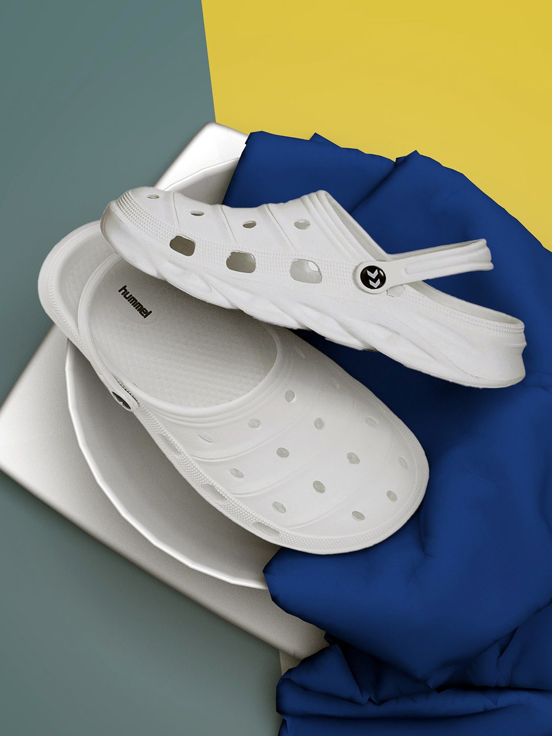 hummel Men Lase Cuts Rubber Clogs