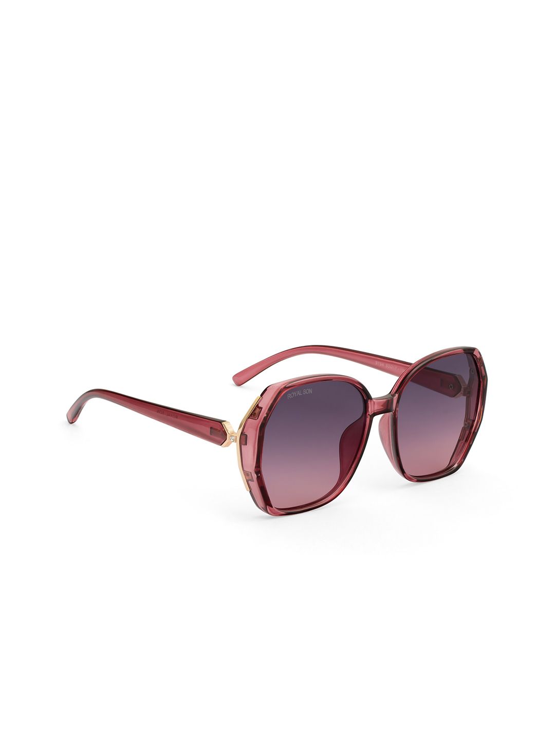 ROYAL SON Women Full Rim Oversized Sunglasses with UV Protected Lens- CHIWM00114-C4-R2