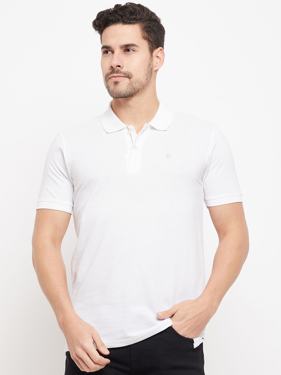Cantabil Polo Collar Cotton Slim Fit T-shirt