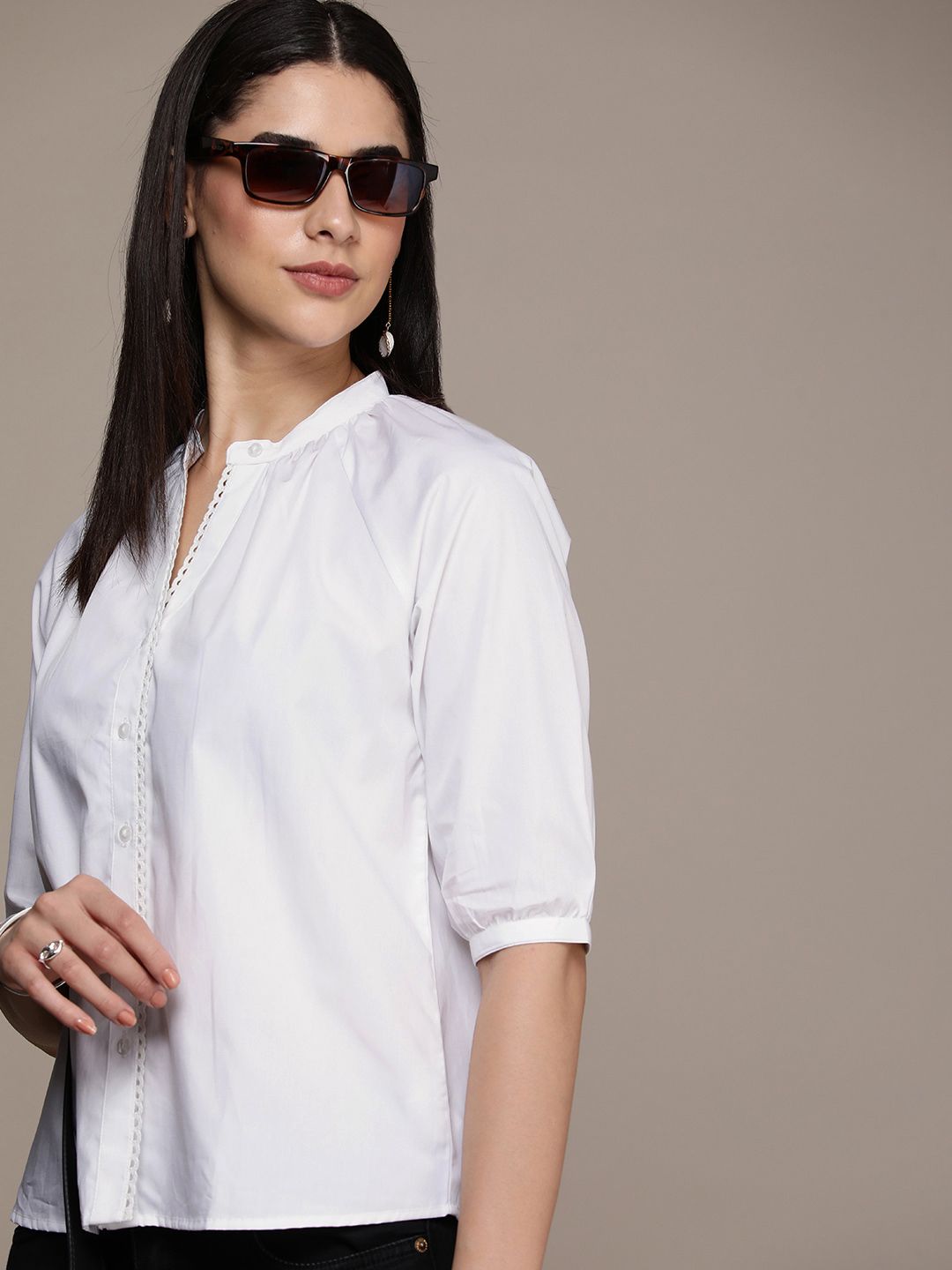 French Connection Pure Cotton Casual Shirt Price in India