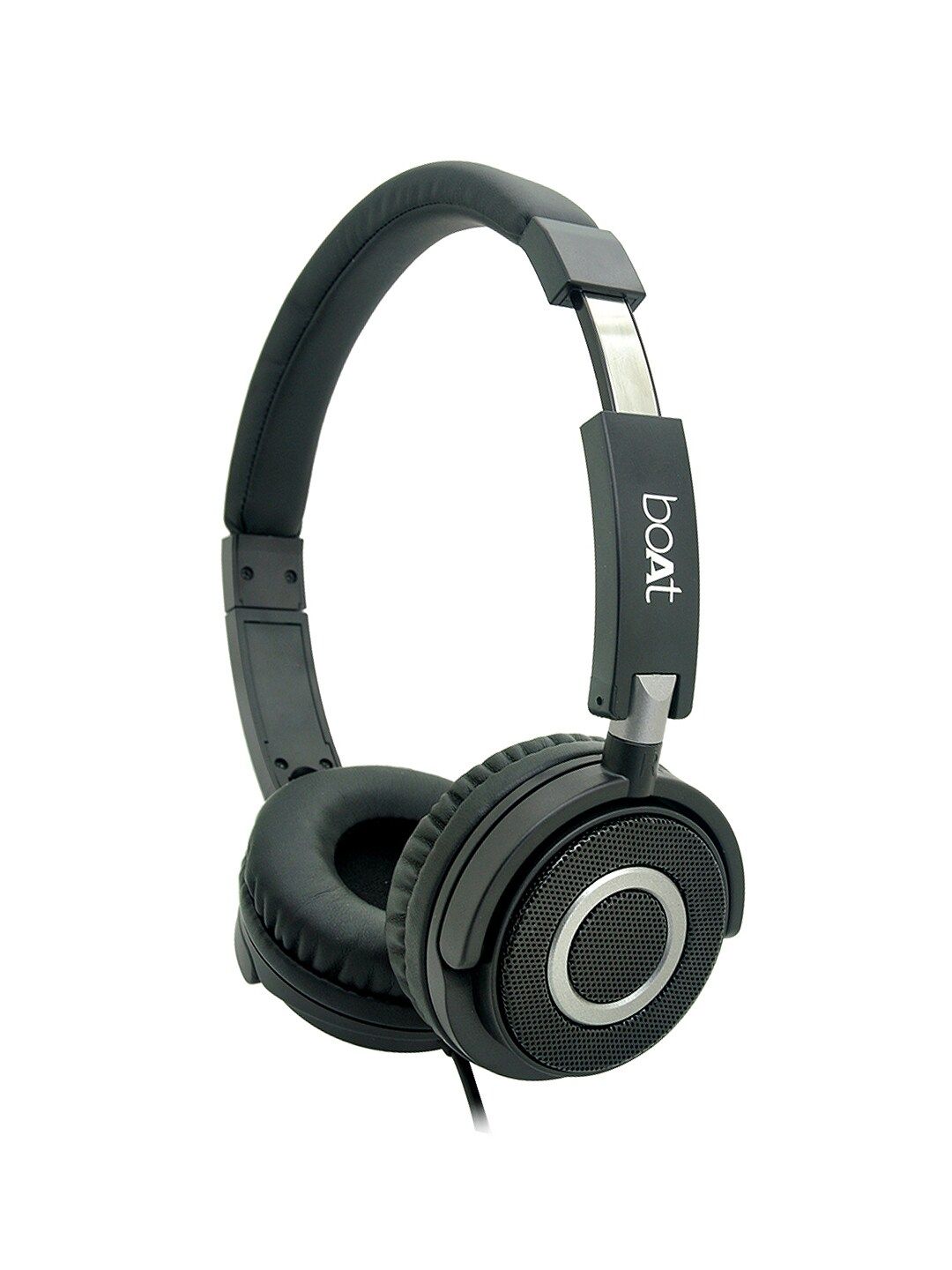 boAt BassHeads 900 Black Wired Headset with Enhanced Bass & Lightweight Foldable Design Price in India