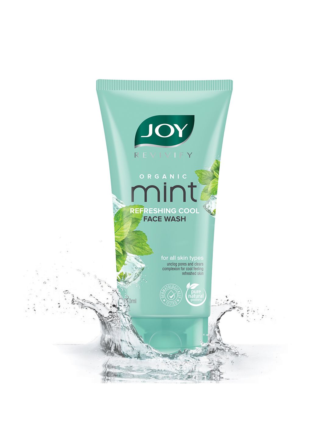 JOY Revivify Organic Refreshing Cool Mint Face Wash - 150 ml