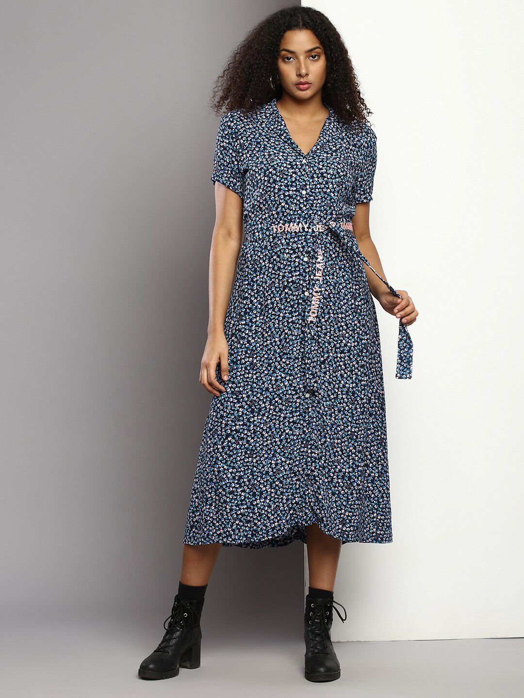 princess polly baby blue dress Plus Size - A-Line Midi Dress main image 1