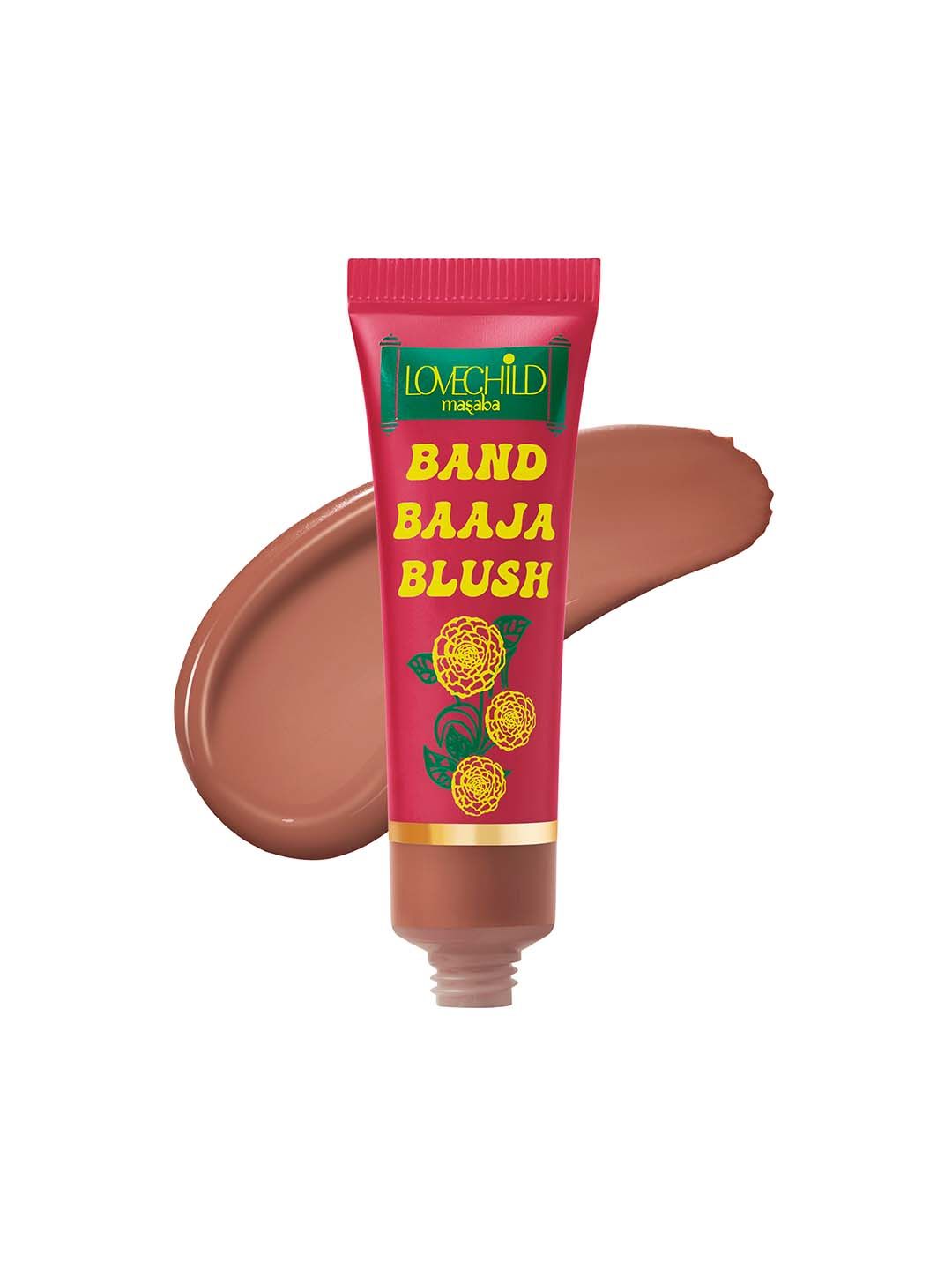 Lovechild Masaba Dewy Finish Long-Lasting Matte Band Baaja Blush 10ml - Peach Puchka 06