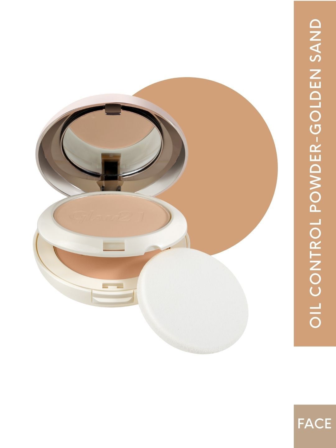 GLAM21 Oil Control Sleek & Soft 2-in-1 Sweat & Waterproof Compact Powder 20 g - Golden Rush 03