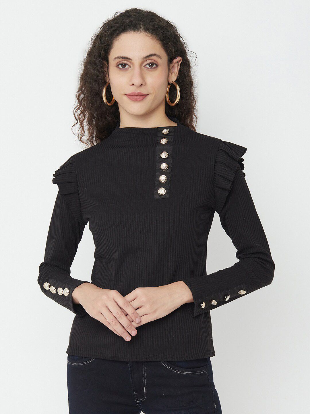 iki chic Black Top Price in India