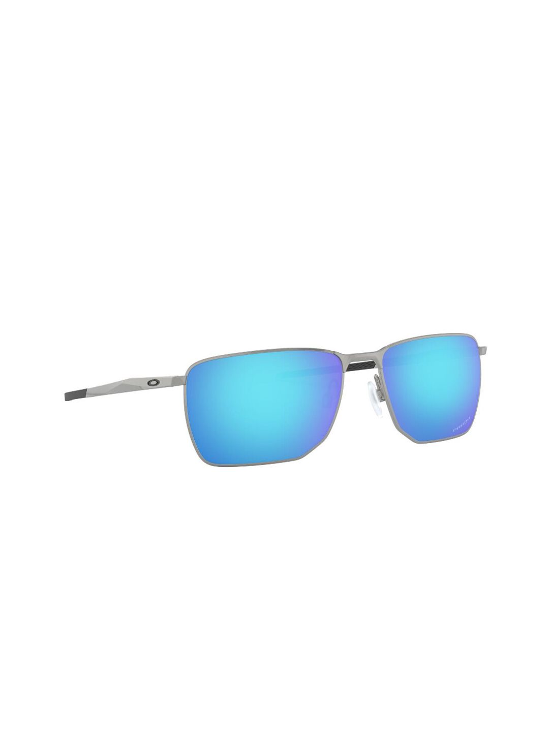 OAKLEY Men UV Protected Blue Lens Rectangle Sunglasses - 0OO414241420458